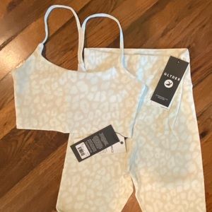 NEW W TAGS - Glyder Summer 2022 Leopard Legging & Bra Set